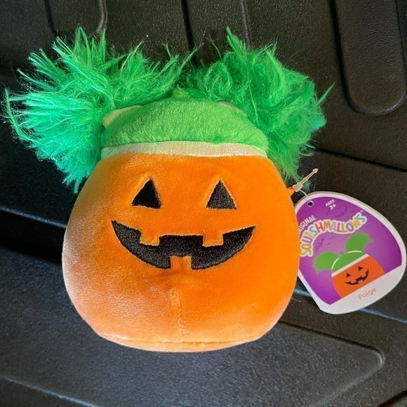 NWT Squishmallow Paige The Pumpkin 4.5” - Picture 2 of 3